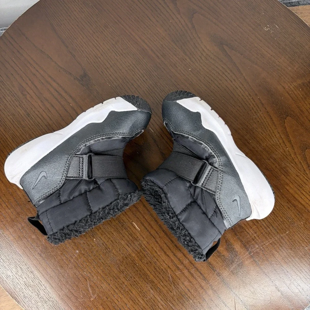 Nike Flex Advance Boots Toddler Preschool Kids 9C Black Winter Shoes DD0303-005